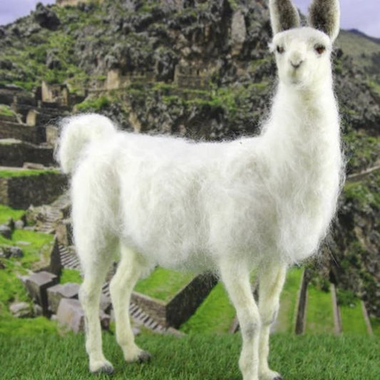 Lennon the Llama Needle Felting Kit - Paradise Fibers