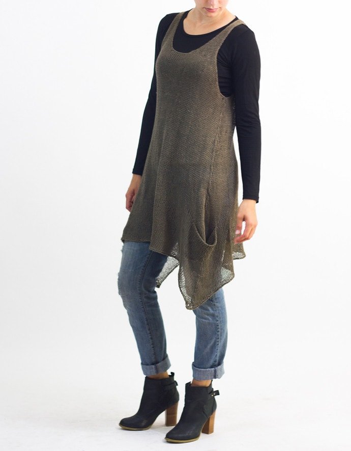 Liesl Tank Top Pattern by Cocoknits - Paradise Fibers