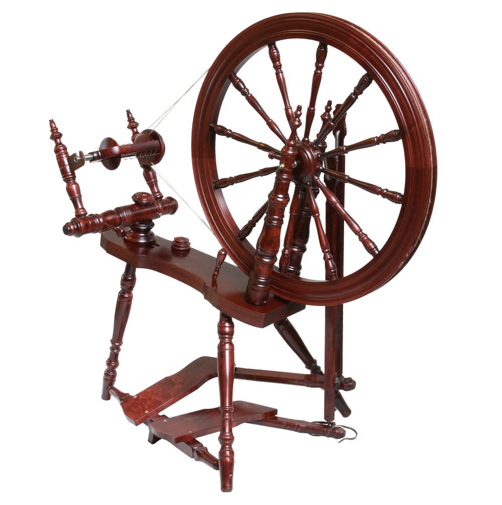 Kromski Symphony Spinning Wheel-Spinning Wheel-Mahogany-