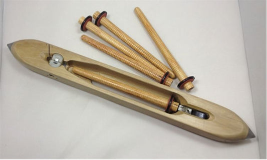 Louet Fly Shuttle with 5 Pirns-Weaving Accessory-