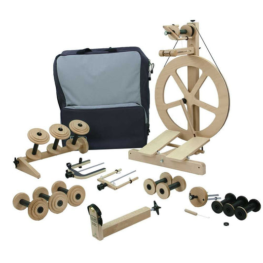 Louet S10 Concept Spinning Wheel - Fully Loaded Package - Paradise Fibers