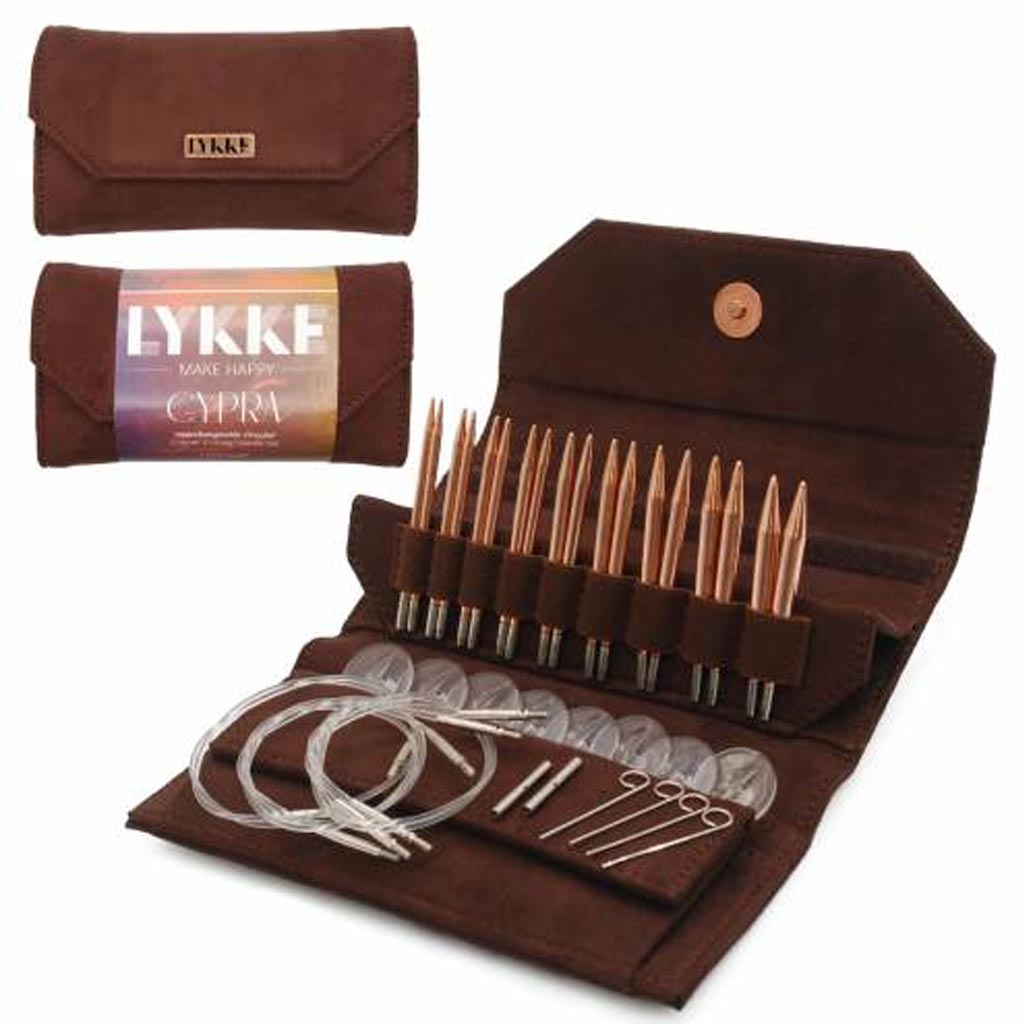 Lykke Cypra Copper Interchangeable Knitting Needle Sets - Paradise Fibers