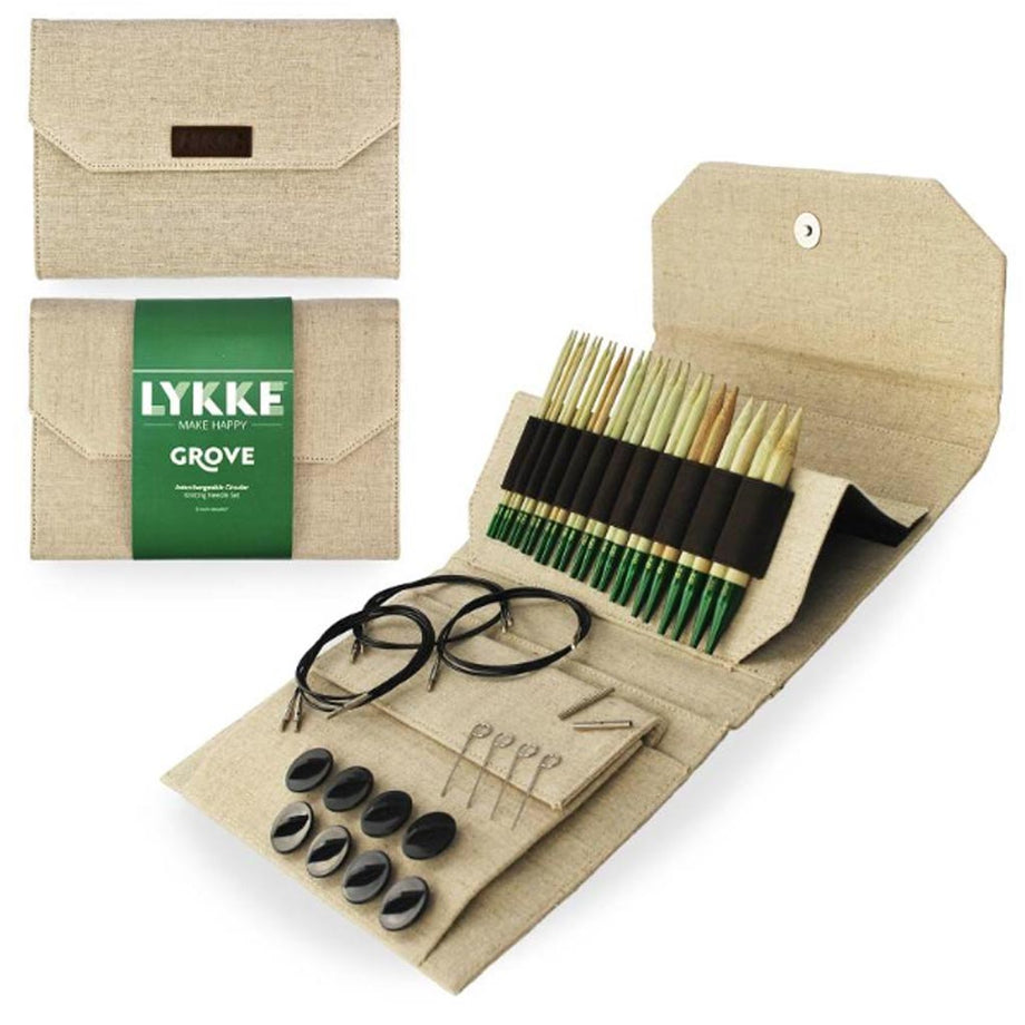 Lykke Grove Interchangeable Knitting Needle Sets