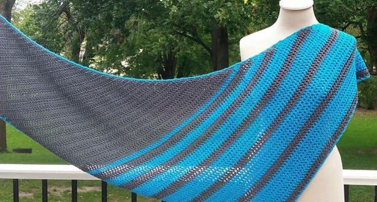 Tidal Wave Shawl by Tamara Kelly-Patterns-