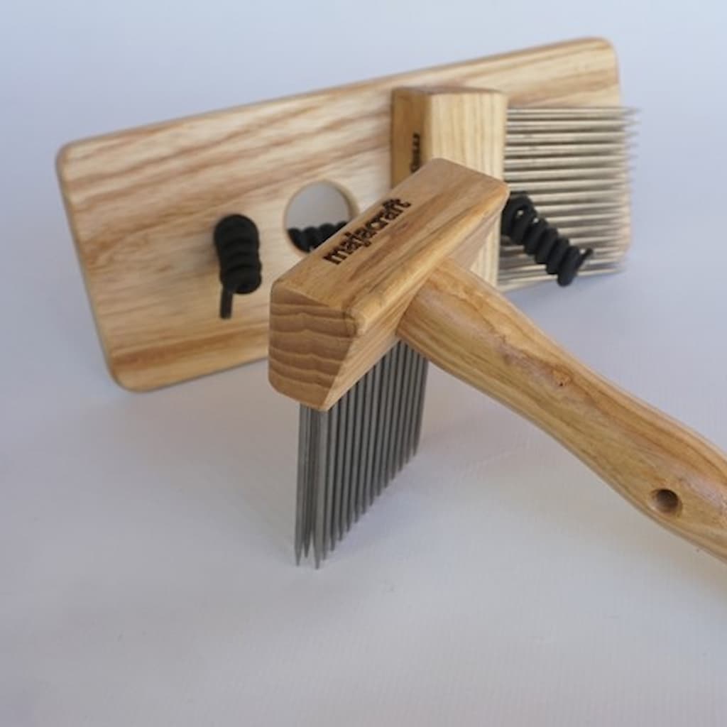 Majacraft Mini Comb System Two-Row Extra Fine | Paradise Fibers | From ...