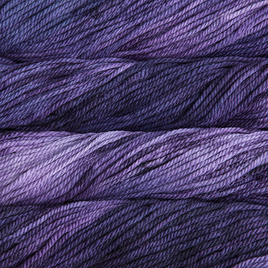 Malabrigo Chunky Yarn in Violetas - a tonal purple colorway