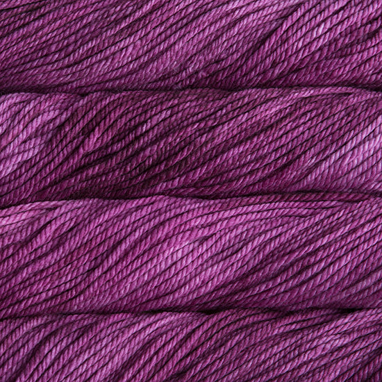 Malabrigo Chunky Yarn in Hollyhock - a tonal light purple colorway