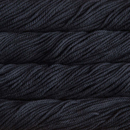 Malabrigo Chunky Yarn in Black - a black colorway