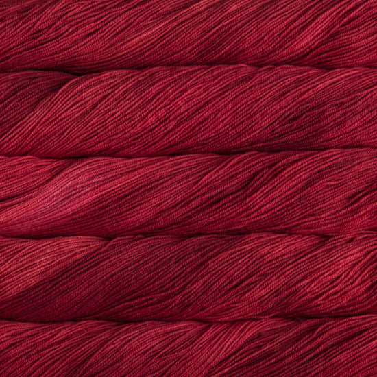 Malabrigo Sock Yarn in Ravelry Red - a variegated red colorway