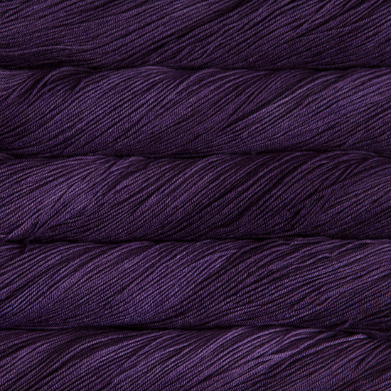 Malabrigo Sock Yarn in Violeta Africana - a dark purple colorway