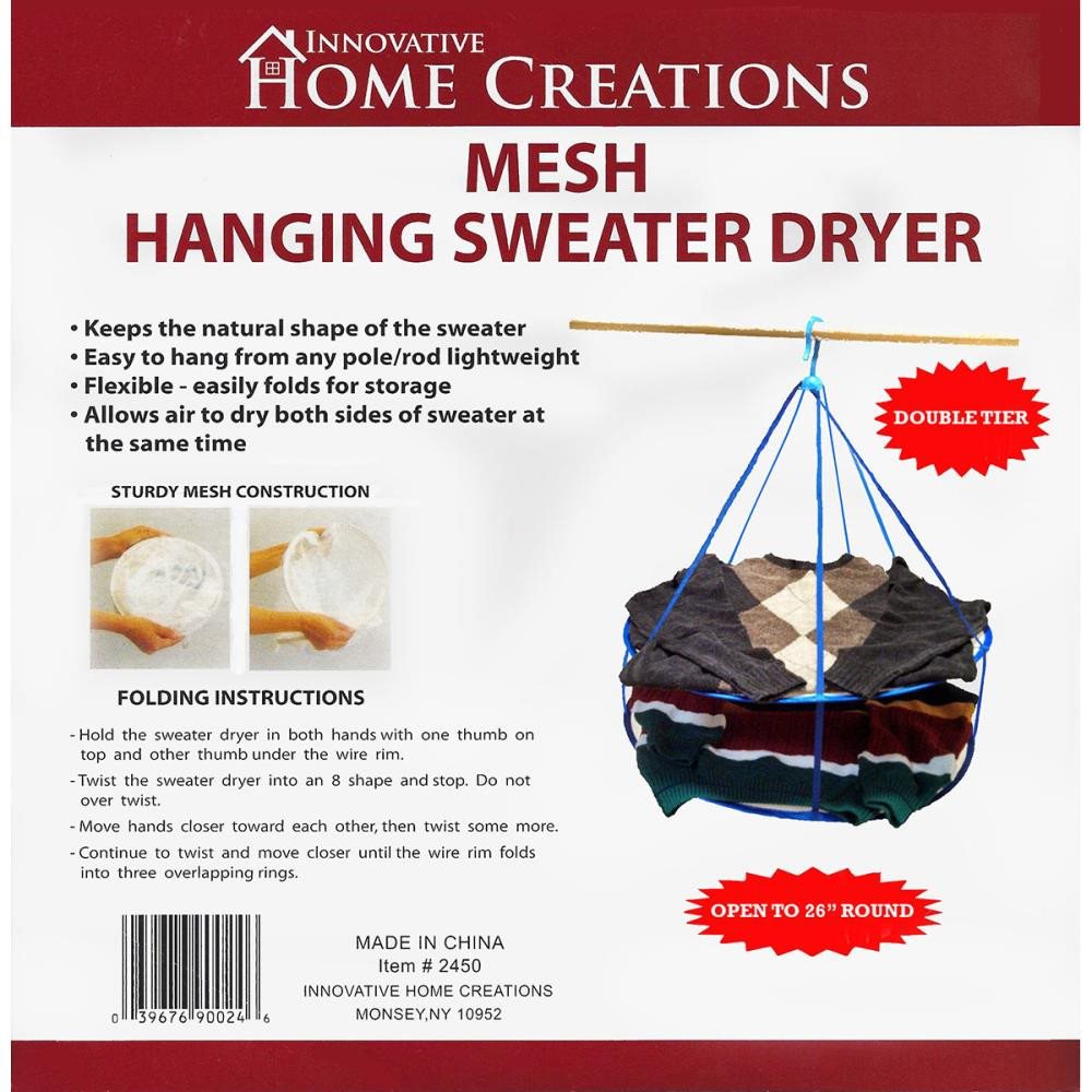 Hanging Mesh Sweater Dryer-Notions-