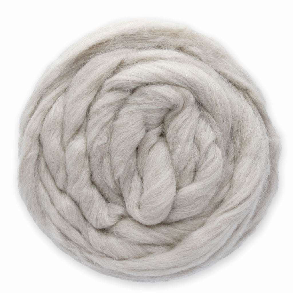 Mixed BFL and Tussah Silk Blend - Downy Downpour - Paradise Fibers