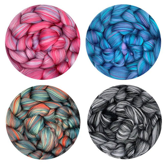 Multi Color Dyed Bamboo Top - Paradise Fibers