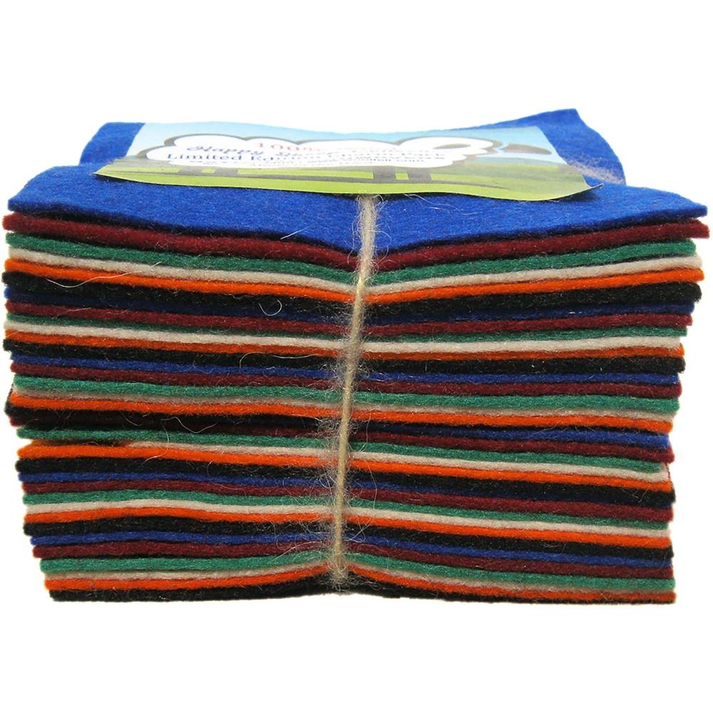 National Nonwovens Woolfelt Wool Charm Pack - Paradise Fibers