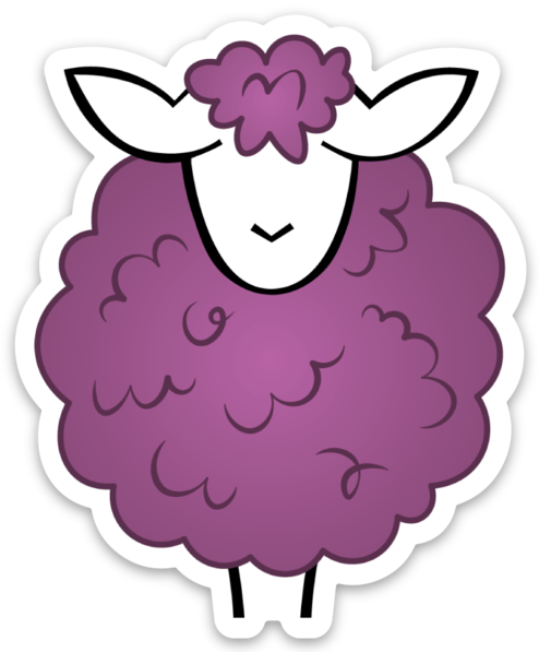 Paradise Fibers Sheep Stickers-Stickers-Naturally Ewe-