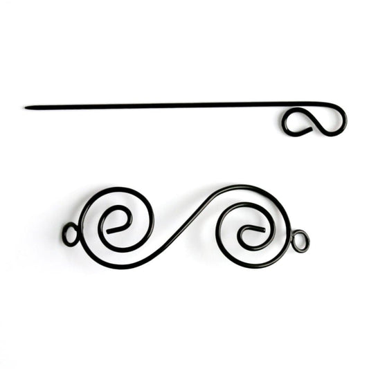 Nirvana Swirl Shawl Pin - Paradise Fibers
