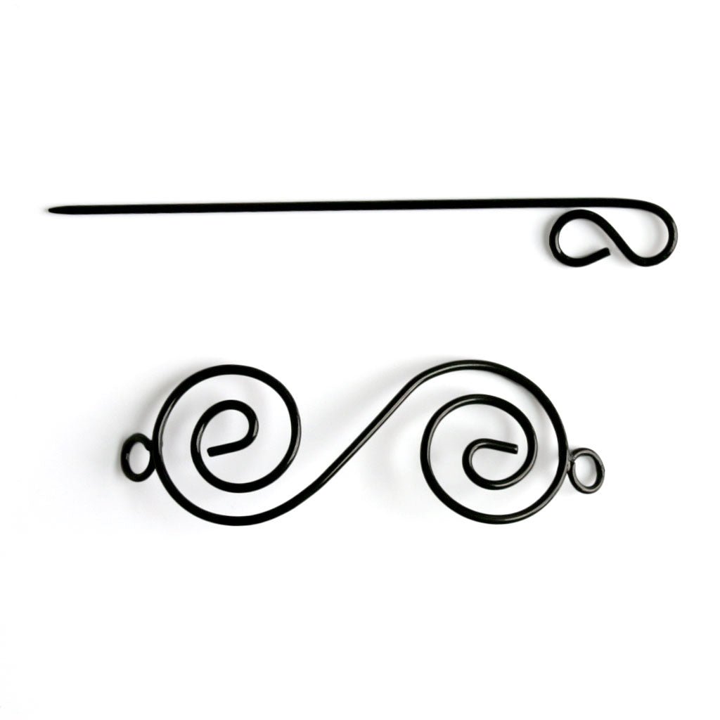 Nirvana Swirl Shawl Pin - Paradise Fibers