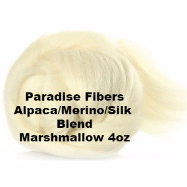 Paradise Fibers Alpaca/Merino/Silk Blend - Marshmallow - Paradise Fibers
