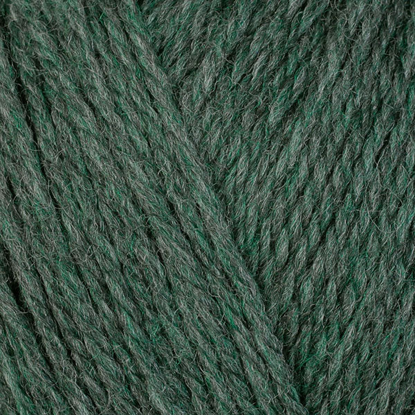 Rosemary 83158, a dark heathered grey-green skein of washable DK weight Ultra Wool yarn.