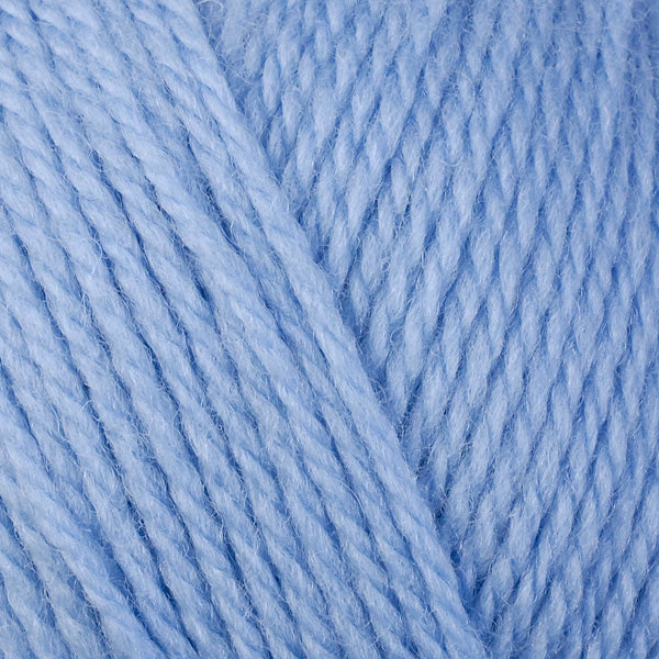Sky Blue 8319, a light blue skein of washable DK weight Ultra Wool yarn.