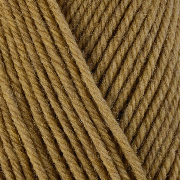 Kohlrabi 33117, a khaki colored skein of washable worsted weight Ultra Wool yarn.