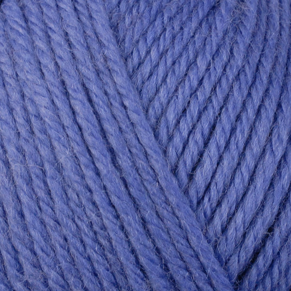 Periwinkle 3333, a blue-purple skein of washable worsted weight Ultra Wool yarn.