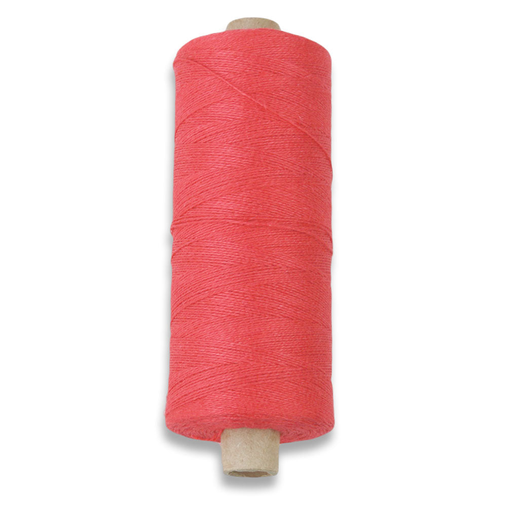 Bockens Line Linen Yarn - 16/2 - 750yds-Weaving Cones-0519 Bright Light Red-