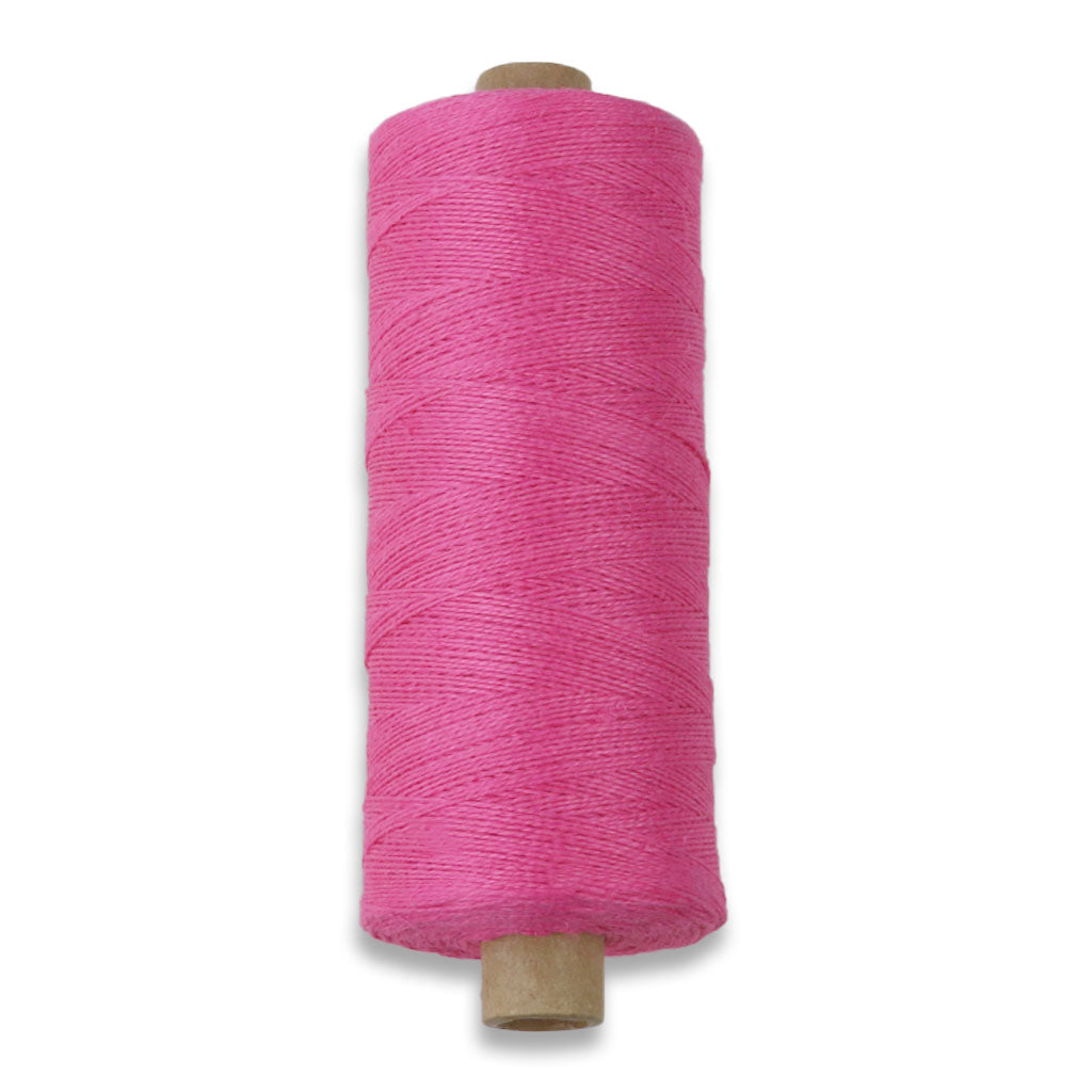 Bockens Line Linen Yarn - 16/2 - 750yds-Weaving Cones-0030 Bright Pink-