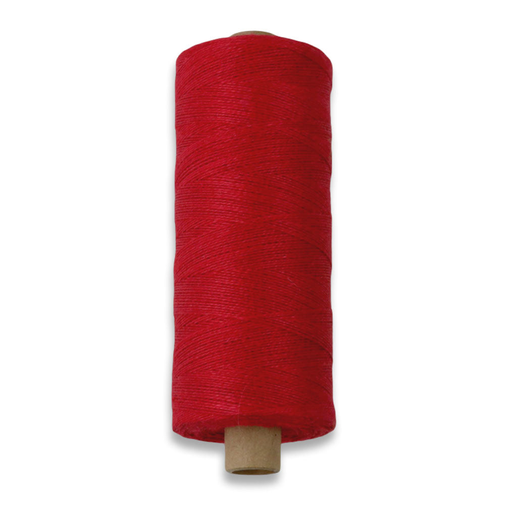 Bockens Line Linen Yarn - 16/2 - 750yds-Weaving Cones-0517 Bright Rich Red-