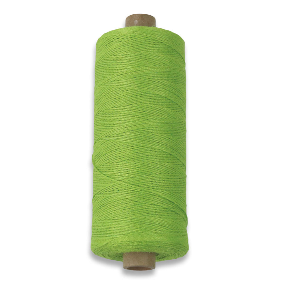 Bockens Line Linen Yarn - 16/2 - 750yds-Weaving Cones-0712 Bright Yellow Green-