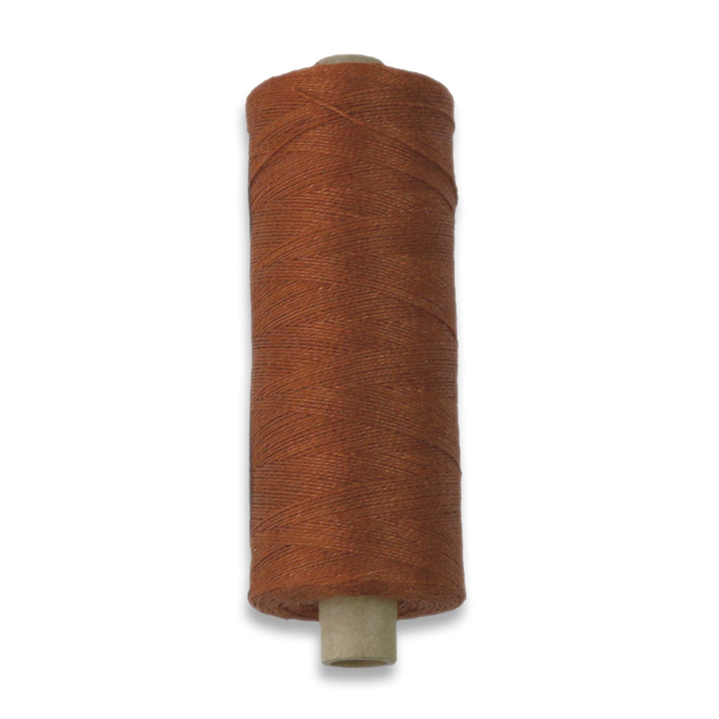 Bockens Line Linen Yarn - 16/2 - 750yds-Weaving Cones-1300 Brown Medium Rust-