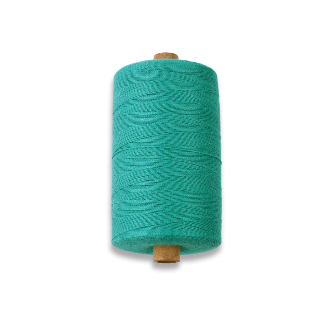 Bockens 8/2 Cotton Yarn - Turquoise-Weaving Cones-