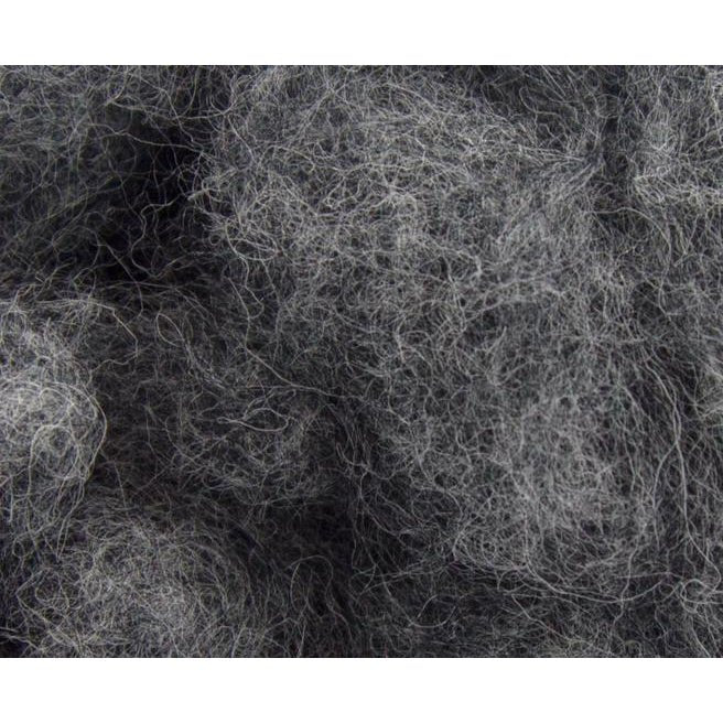 Paradise Fibers Carded Corriedale Wool Sliver - Five Days of Grey - Tornado - 1oz - Paradise Fibers