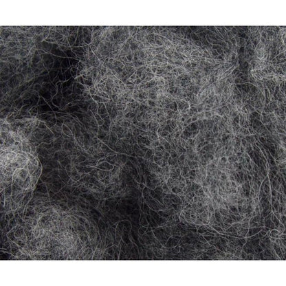Paradise Fibers Carded Corriedale Wool Sliver - Five Days of Grey - Tornado - 1oz - Paradise Fibers