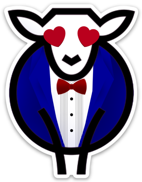 Paradise Fibers Sheep Stickers-Stickers-Cewepid-