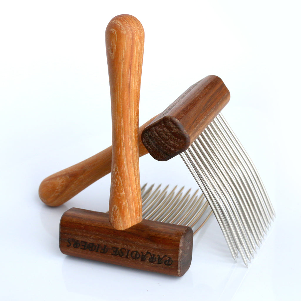 bamboo loom&tassel comb hand weaving comb