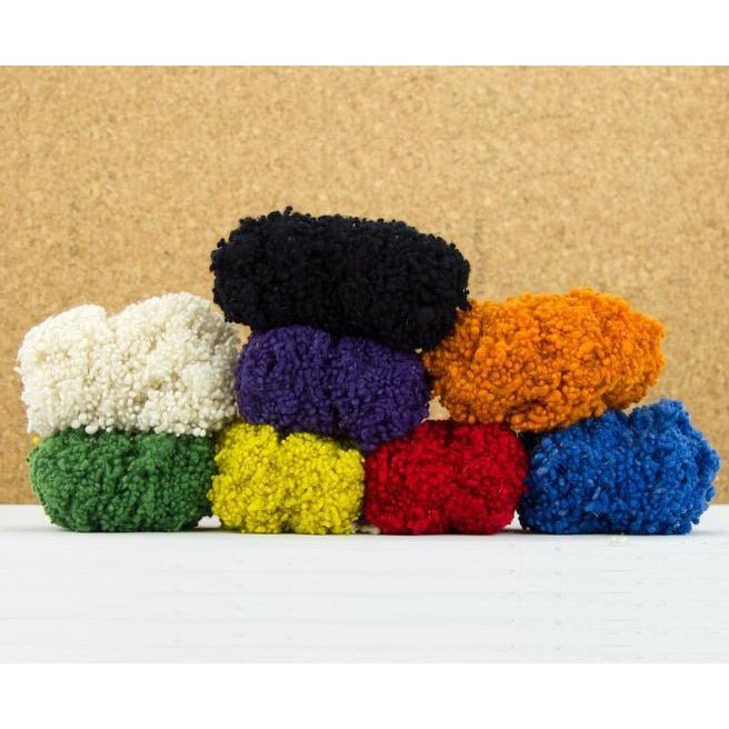 Paradise Fibers Dyed Wool Nepps Mixed Bag - Paradise Fibers
