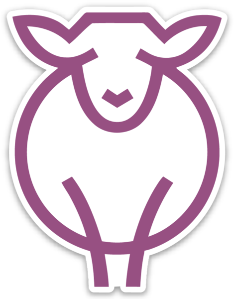 Paradise Fibers Sheep Stickers-Stickers-Ewenice-