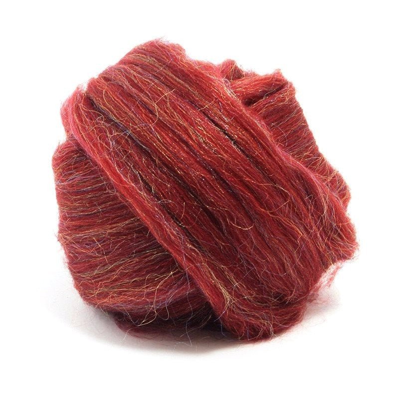 Paradise Fibers Glitzy Wool Top - 1oz - Paradise Fibers