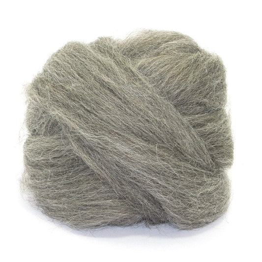 Paradise Fibers Grey Masham Wool - 1oz - Paradise Fibers