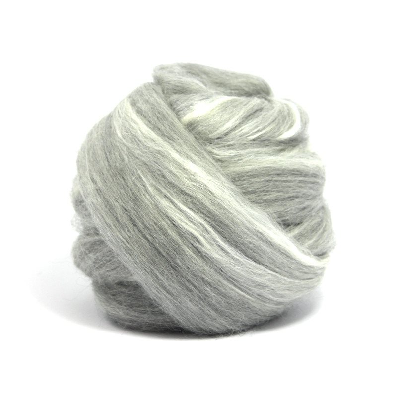 Paradise Fibers Grey Merino/Silk Blend - Nimbostratus - Paradise Fibers