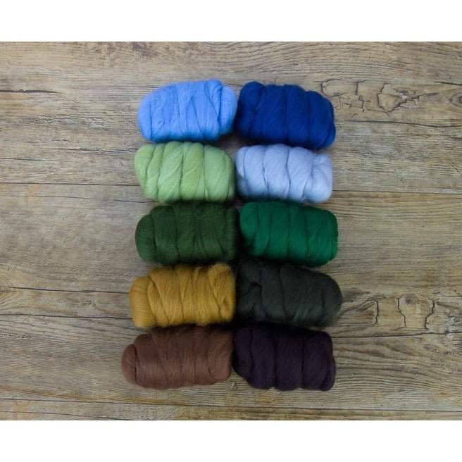 Paradise Fibers Mixed Merino Wool Bag - Country Garden - Paradise Fibers