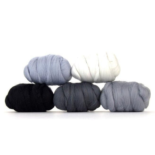 Paradise Fibers Mixed Merino Wool Bag - Hazy Grey - Paradise Fibers