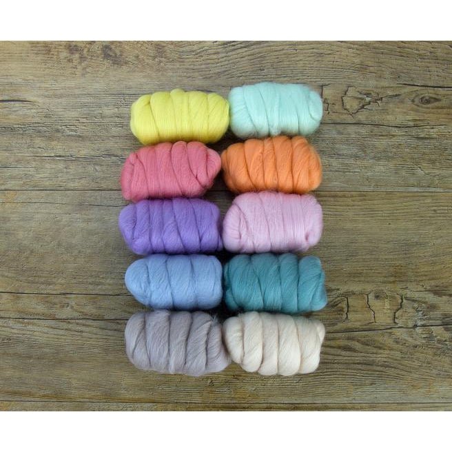 Paradise Fibers Mixed Merino Wool Bag - Pretty Pastels - Paradise Fibers