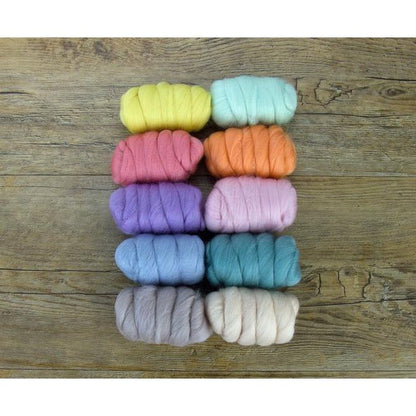 Paradise Fibers Mixed Merino Wool Bag - Pretty Pastels - Paradise Fibers