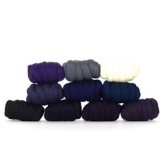 Paradise Fibers Mixed Merino Wool Bag - Starry Night - Paradise Fibers
