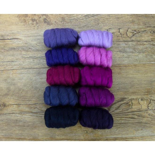 Paradise Fibers Mixed Merino Wool Bag - Very Berry - Paradise Fibers