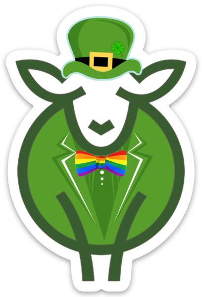 Paradise Fibers Sheep Stickers-Stickers-Mr. Rainbow Pots-