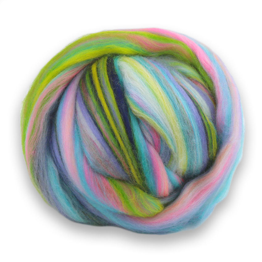 Paradise Fibers Multi Color Merino Wool Top - Bloom-Fiber-4oz-