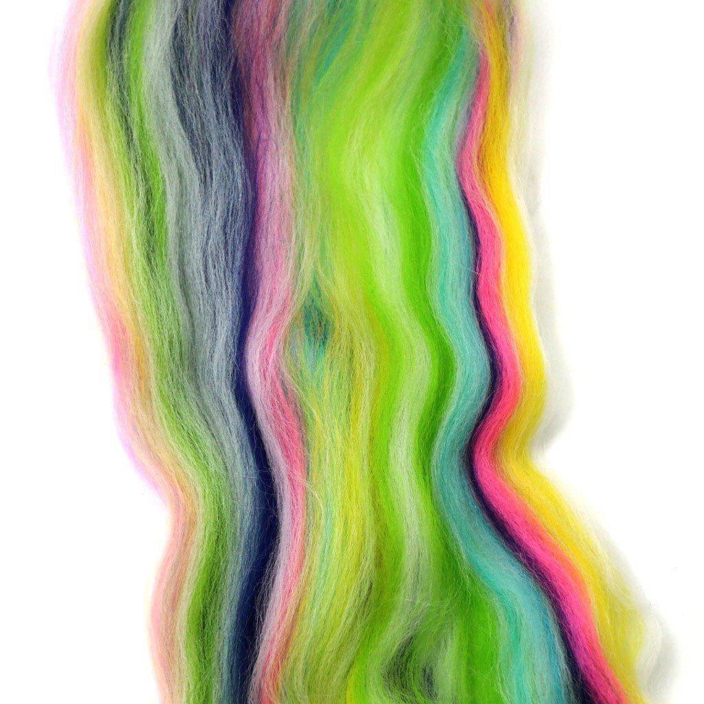 Paradise Fibers Multi Color Merino Wool Top - Bloom - 1 oz - Paradise Fibers